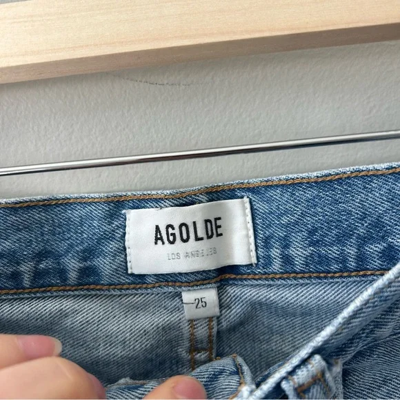 Agolde Riley Shorts Size 25 - Picture 4 of 12